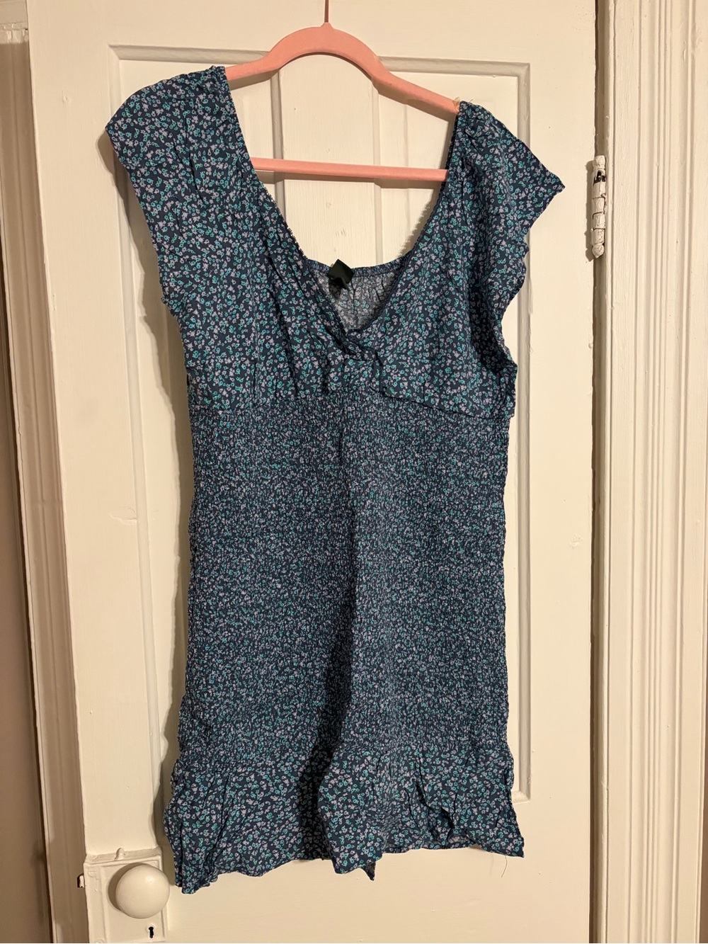 wild fable Blue Floral Mini Dress